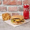 Dubbele samurai burger menu