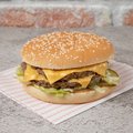 Dubbele American burger