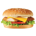 Hot chicken burger