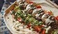 Arabische falafel sandwich