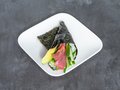 Maguro salad handroll