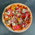 Pizza ham salami special