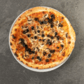Pizza olives mushroom
