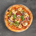 Pizza garnalen special