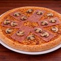 Pizza ham mushroom