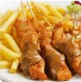 Schotel BBQ kipsaté (HALAL)