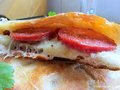 Tosti mix ( gesmolten kaas en sucuk)