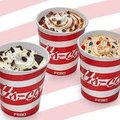 Flurry ijs met keuze uit 1 sausje en 1 soort choco