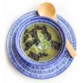 Poached Egg Drop Soup