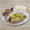 Attieke with Grilled Fish