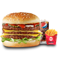 Triple Cheeseburger menu