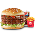 Triple Beefburger menu