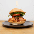 Chickenburger plate
