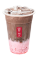 Strawberry Chocolate Earl Grey Milk Tea