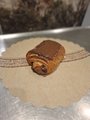 Chocolade broodje met room