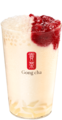 Thé au Lait à la Fraise avec Mini Perles
