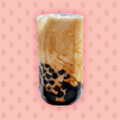 Black sugar boba milk
