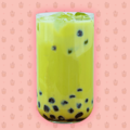 Thai green milk tea