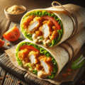 Krokante kip wrap