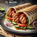 Grill worst kaas wrap