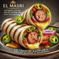 Grill worst kaas jalapeño wrap