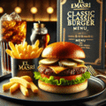 Classic burger menu