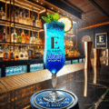 Blue lagoon mocktail