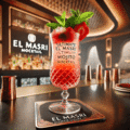 Strawberry mojito mocktail
