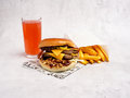 Royal burger menu