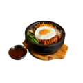 Bibimbap Fried chicken dad's spicy sweet