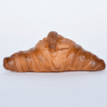 Croissant met boter en jam