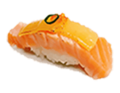 18 Gegrilde zalm-kaas nigiri