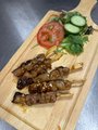 Kip Teriyaki spiesjes met zeewiersalade