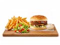 Dubbel cheeseburger menu