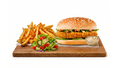 Chicken Saté burger menu