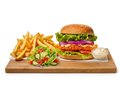 Crunchy filetburger menu