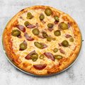 Pizza sucuk jalapeños
