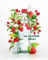 Pedras frutos vermelhos