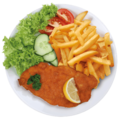 Menu Varkensschnitzel