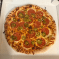 Pizza spicy pepperoni