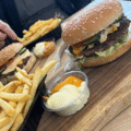 Classic beef burger menu
