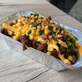 Loaded fries minced beef