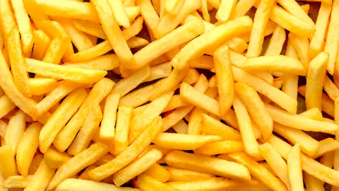 Friet zak meenemen