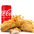 Chicken strips menu
