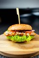 Truffel chicken burger