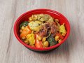 Couscous chicken and veggies