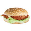 Chicken tikka burger
