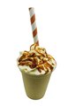 Milkshake banaan met salted caramel