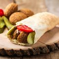 Falafel Sandwich (Syrisch brood)