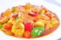 32. Priauw waan koeng.(กุ้งผัดเปรี้ยวหวาน)
